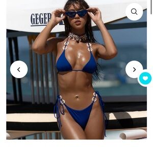 New Andi bagus lupi Blue Bikini Set